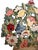 Vintage Folk Art Hand-Painted Tole Floral Fireplace Screen For Sale - Image 9 of 13