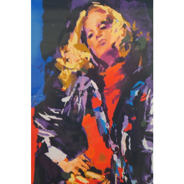 1976 Nicola Simbari Italian Serigraph Nanette Modern Woman Print For Sale - Image 4 of 13