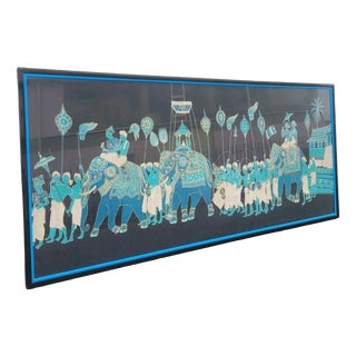 Vintage Ethnic Batik, 1970s, Textile For Sale