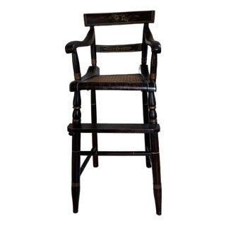 Federal/Hitchcock Attributed 19th Century High Chair For Sale
