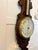 Antique Carved Oak Aneroid Barometer with Thermometer, 1890 For Sale - Image 4 of 11