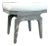 Worlds Away Modern Gray Cerused Fergie Stool For Sale