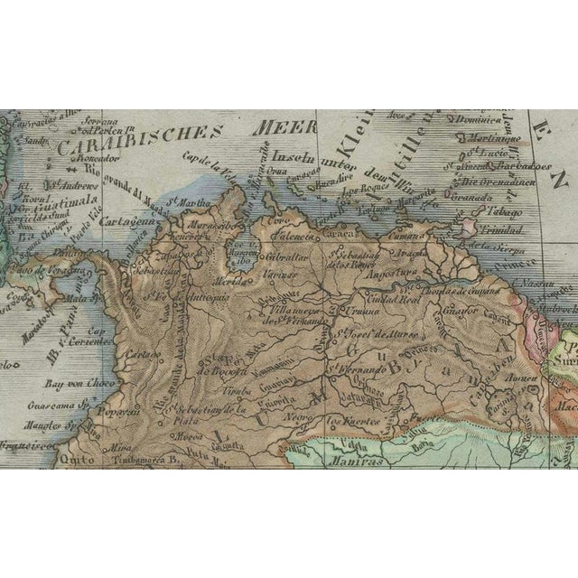 Large Antique Map of North & South America by Weiland, 1826 For Sale - Image 10 of 18