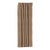 Striped Vintage Brown Kilim Runner - 2`7″ X 8`3″ Ft. For Sale