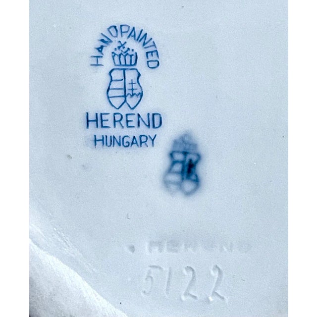 Vintage Porcelain Herend Wild Birds Figurine For Sale - Image 9 of 9