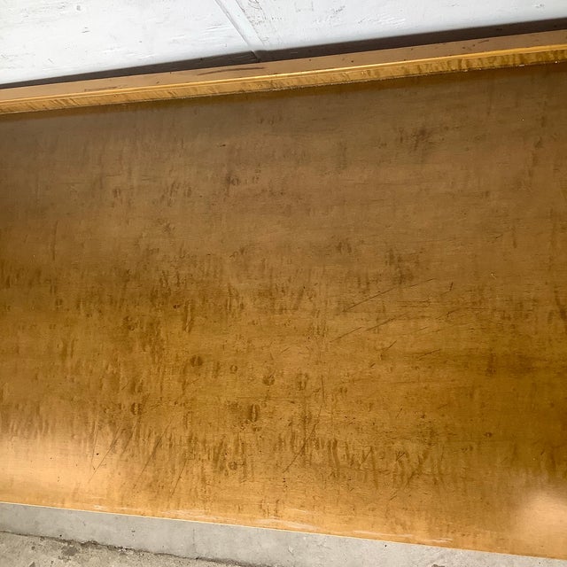 Vintage Regency Style Console Table, Writing Desk or Vanity With Curule Base For Sale In Philadelphia - Image 6 of 12