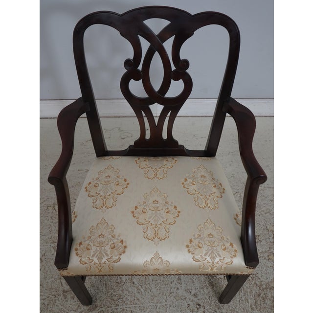 Age: c1950s Details: Pretzel Back Design Quality Set of Vintage Chairs High Quality Construction Tack Head Trim...