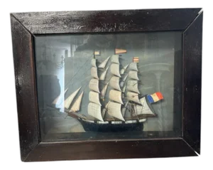 French Ship Diorama