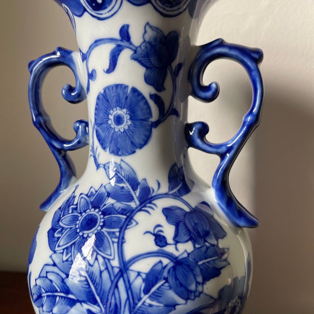 Early 21st Century Chinoiserie Vase With Handles Chairish