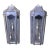 Large Exceptional Pair of Hand-Forged Iron Wall Lanterns Architectural Sconces For Sale