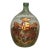 Hand Painted Antique Demi John Bottle From Normandy, France, ‘Pinot Noir’, Original Crate For Sale