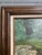 Traditional 1950’s Original Large Dog Painting of Foxhound Baying Wood-Lined Field Signed Original Frame For Sale - Image 3 of 7