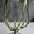 1970s Mid Century Vintage Artistic Green Big Glass Vase, Poland For Sale - Image 4 of 6