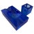 Mid 20th Century Italian Cobalt Blue Crystal Glass Cigar Ashtray - Set of 2 For Sale - Image 13 of 13