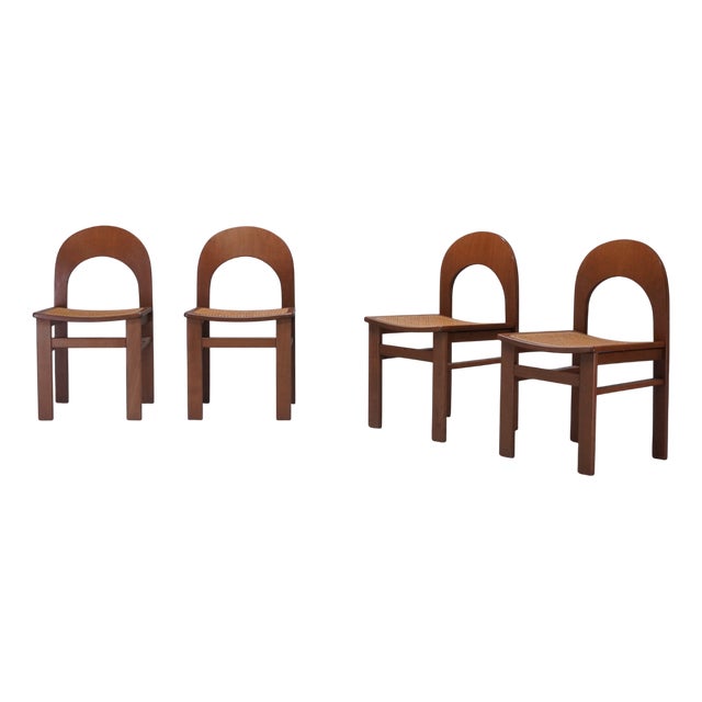 Arcadia Chairs by Adalberto Caraceni for Tagliabue, 1970s, Set of 4 For Sale