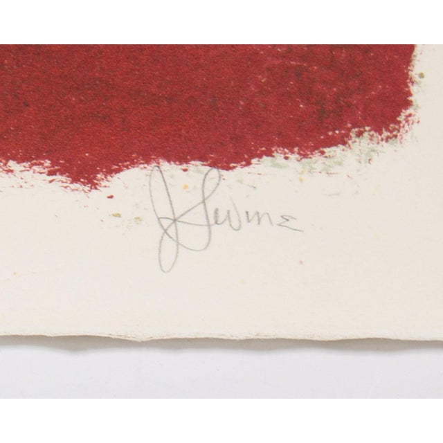 “Blue Angel” Artist’s Proof Lithograph by Jack Levine For Sale In Indianapolis - Image 6 of 8