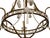 Mid 20th Century Gold Leaf Wrought Iron Rock Crystal & Citrine Fruit Chandelier For Sale - Image 9 of 9
