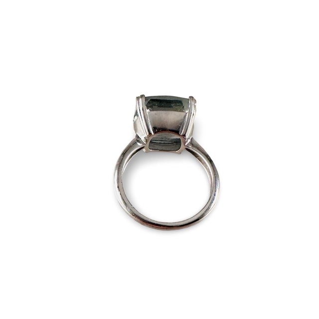 2000 - 2009 Prasiolite Sterling Silver Ring Sz 6 New ! For Sale - Image 5 of 7