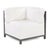 Kenneth Ludwig Chicago Axis 2pc Sectional Atlantis White Titanium Frame For Sale - Image 4 of 9