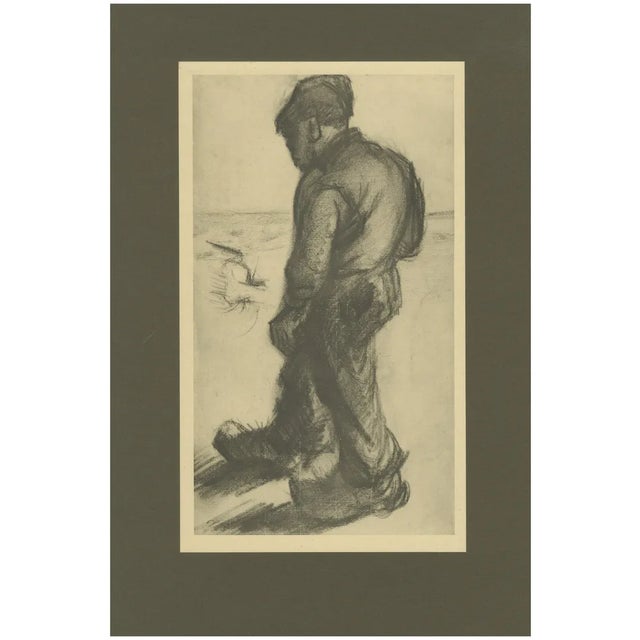 After Vincent Van Gogh, Peasant Walking with a Sack, 1928, Portfolio Print For Sale