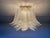 Glass Murano Chandelier with 32 Transparent Felci Glasses, 1990 For Sale - Image 7 of 14