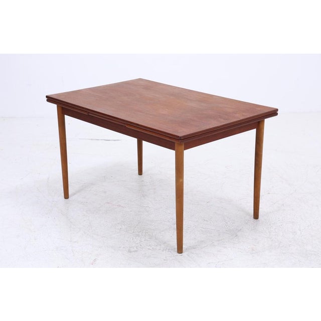 Mid-Century Teak Extendable Kitchen Table, 1960s For Sale - Image 16 of 17