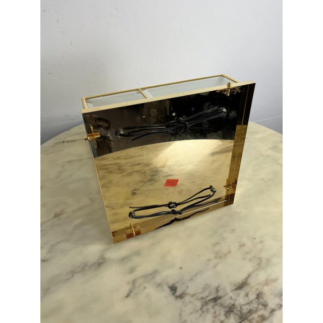 Large Vintage Square Four-Light Ceiling Lights, 1980s, Set of 2 For Sale - Image 13 of 15