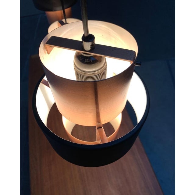 Mid-Century Triple Copper Pendant, 1960s For Sale - Image 11 of 18