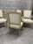 Antique French Carved Fruitwood Louis XVI Style Arm Chairs - Set of 6 For Sale - Image 12 of 12