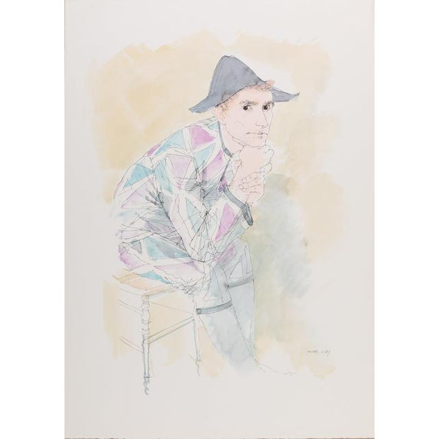 Michel Ciry, Harlequin, Lithograph For Sale - Image 5 of 5