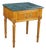 Vintage Century Furniture Louis XVI Neoclassical Style Maple Green Marble Side Table 25" For Sale