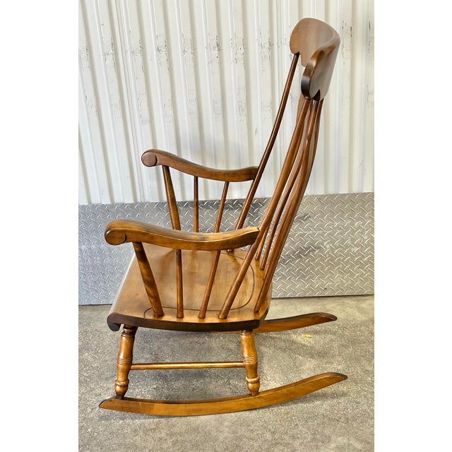 Wood S Bent Brothers Arrowback Rocking Chair For Sale - Image 7 of 11
