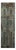Vintage Carved Wood Sliding Barn Door in Weathered Green Sliding Barndoor 80x26 For Sale