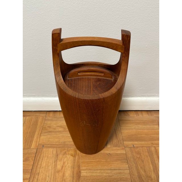 Dansk 1960s Dansk Teak Ice Bucket by Jens Quistgaard – Mid-Century Scandinavian Modern For Sale - Image 4 of 10