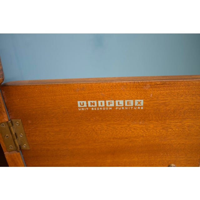 Sideboard in Walnut by Gunther Hoffstead for Uniflex, 1960s For Sale - Image 11 of 12