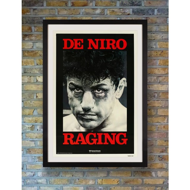 Postmodern Vintage Raging Bull Original U.S. One Sheet Movie Poster, 1980s For Sale - Image 3 of 4