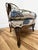 1940s Pair of Vintage Floral Needlepoint Armchairs | Louis XV Style For Sale - Image 5 of 8
