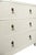 Not Yet Made - Made To Order Matthew Izzo Home Pascal Antique White Matte Lacquer Three Drawer Chest With Brass Drawer Pulls For Sale - Image 5 of 7