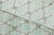 Textile Vintage Turkish Distressed Runner in Blue With Trellis Pattern - Rug & Kilim For Sale - Image 7 of 7