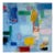 Vibrant Modern Abstract Geometric Canvas - Original Multicolored Acrylic Art For Sale