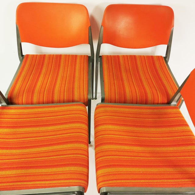 Metal Space Age Chair Set from Kusch+Co, 1970s, Set of 4 For Sale - Image 7 of 16