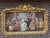 1960s Italian Rococo Gold Beech Textile Wall Art Panel For Sale - Image 6 of 12