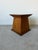 Wood Vintage Geometric Wood Side Table / Plant Stand With Black Granite Stone Top For Sale - Image 7 of 12