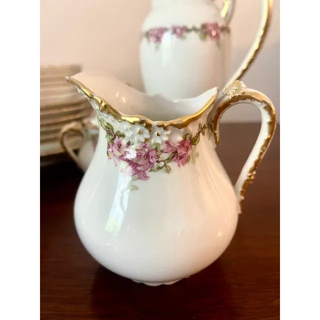 1900 - 1909 Circa 1900 Antique L&s Limoges Tea Set- 21 Pieces For Sale - Image 5 of 9