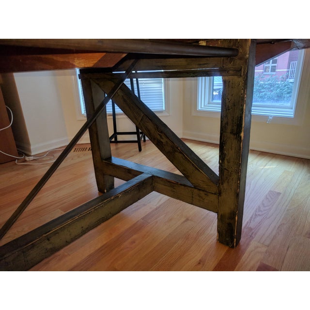 Antique French Farmhouse Extra Long Dining Table Chairish