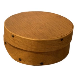 Old Time Wooden Ware Small Primitive Pantry Box For Sale