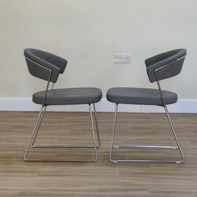 Metal New York Chairs from Calligaris, Italy, Set of 6 For Sale - Image 7 of 13