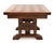 Art Deco oak dining table by Étienne Kohlmann. Diamond-patterned tabletops. Two 50 cm extensions, retractable under the...