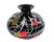 Black Versace & Archimede Seguso Murano Blown Glass Footed Vase For Sale - Image 8 of 10