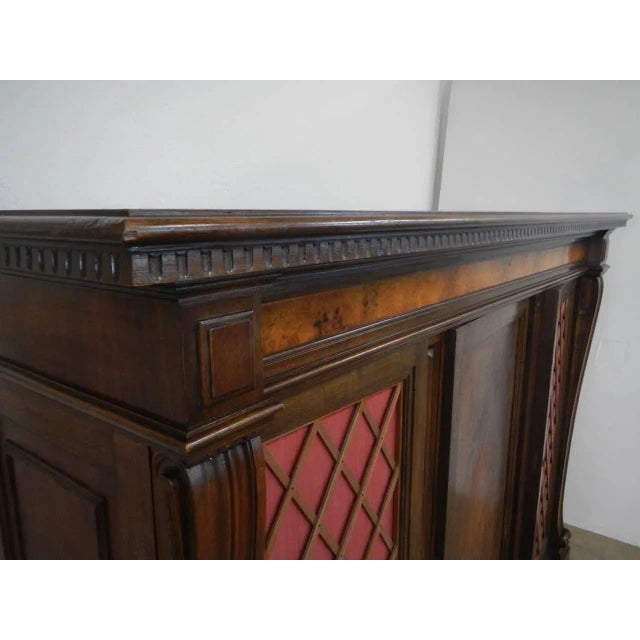 Bookcase in Walnut and Burr Walnut, 1950s For Sale - Image 16 of 18